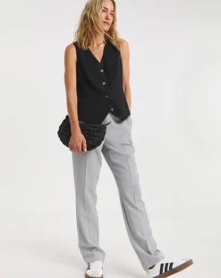 Tailored Straight Leg Trousers