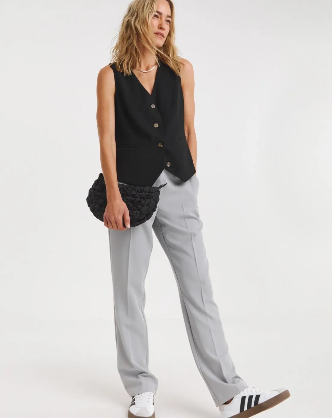 Tailored Straight Leg Trousers