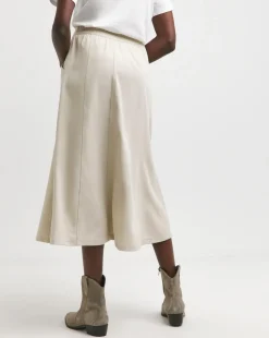 Taupe Utility A line Maxi Skirt