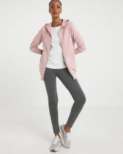 The Blush Longline Zip Hoodie