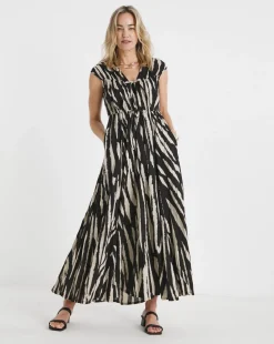 Tie Front Maxi Dress