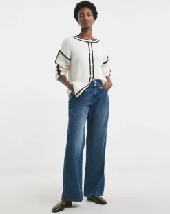 Tipping Detail Cardigan