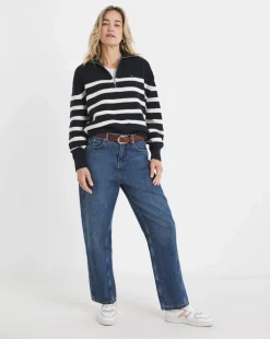 Tommy Hilfiger Cardi Stitch 1/2 Zip Sweater