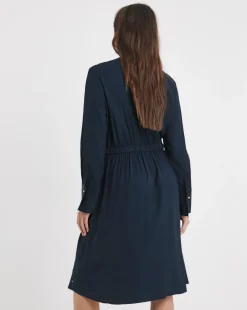 Tommy Hilfiger Navy Soft Shirt Dress