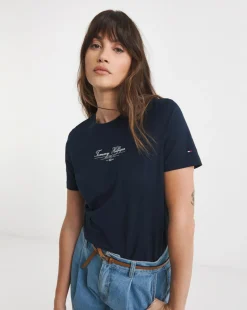 Tommy Hilfiger Script Crew Neck Short Sleeve T-shirt