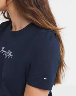 Tommy Hilfiger Script Crew Neck Short Sleeve T-shirt
