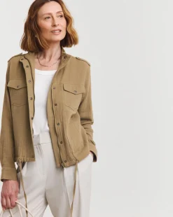 Truffle Textured Utility Jacket