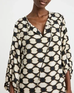 Tunic Tie Neck Dress