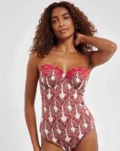 Underwired Bandeau Swimsuit