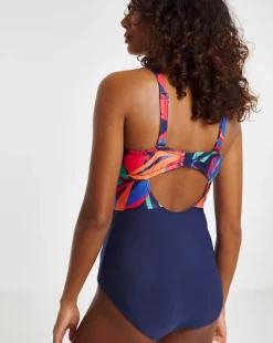 Underwired Bandeau Swimsuit With Detachable Straps