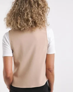 Unlined Button Front Waistcoat