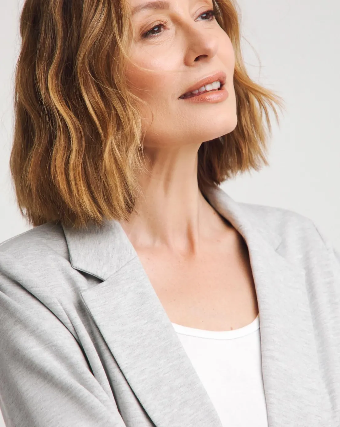 Unlined Throw On Blazer