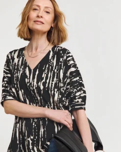 V Neck Oversized Blouse