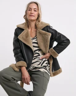 V Neck Soft Touch Zebra Print Longline Top