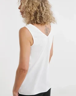 V Neck Woven Vest