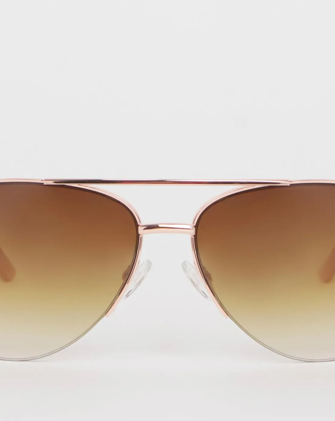 Valentina Rose Gold Aviator Sunglasses