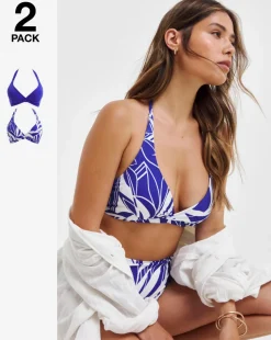 Value 2 Pack Halter Bikini Tops