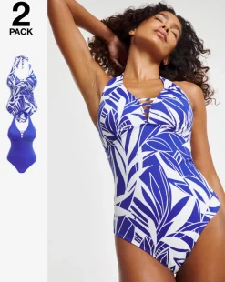 Value 2 Pack Halterneck Swimsuits