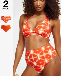 Value 2 Pack High Waist Bikini Briefs