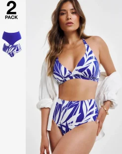 Value 2 Pack High Waist Bikini Briefs