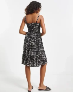 Value Shirred Mini Beach Dress