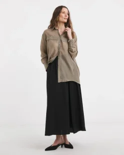 Voile Utility Detail Shirt