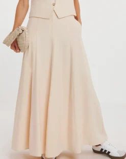 Washed Textured Full Skirt