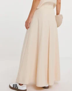 Washed Textured Full Skirt