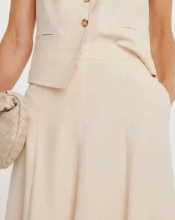 Washed Textured Full Skirt