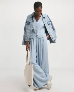 Washed Textured Waistcoat