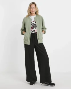 White Crew Neck Embroidered Placement T-Shirt