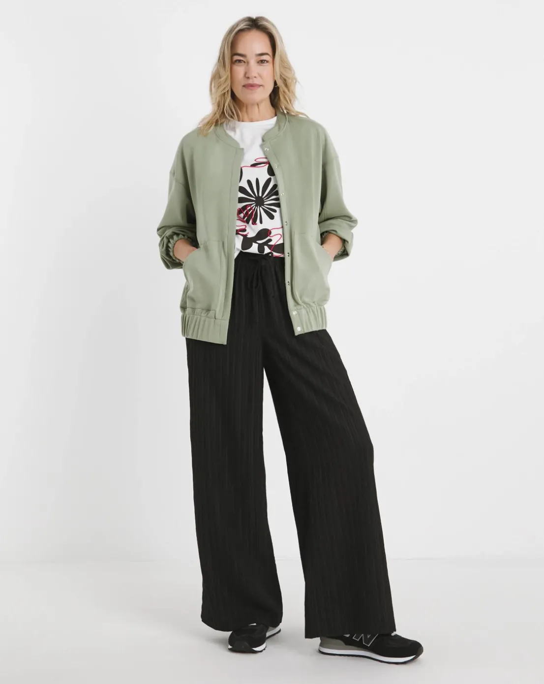 White Crew Neck Embroidered Placement T-Shirt