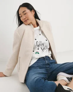 White Holly Jolly Christmas T-Shirt