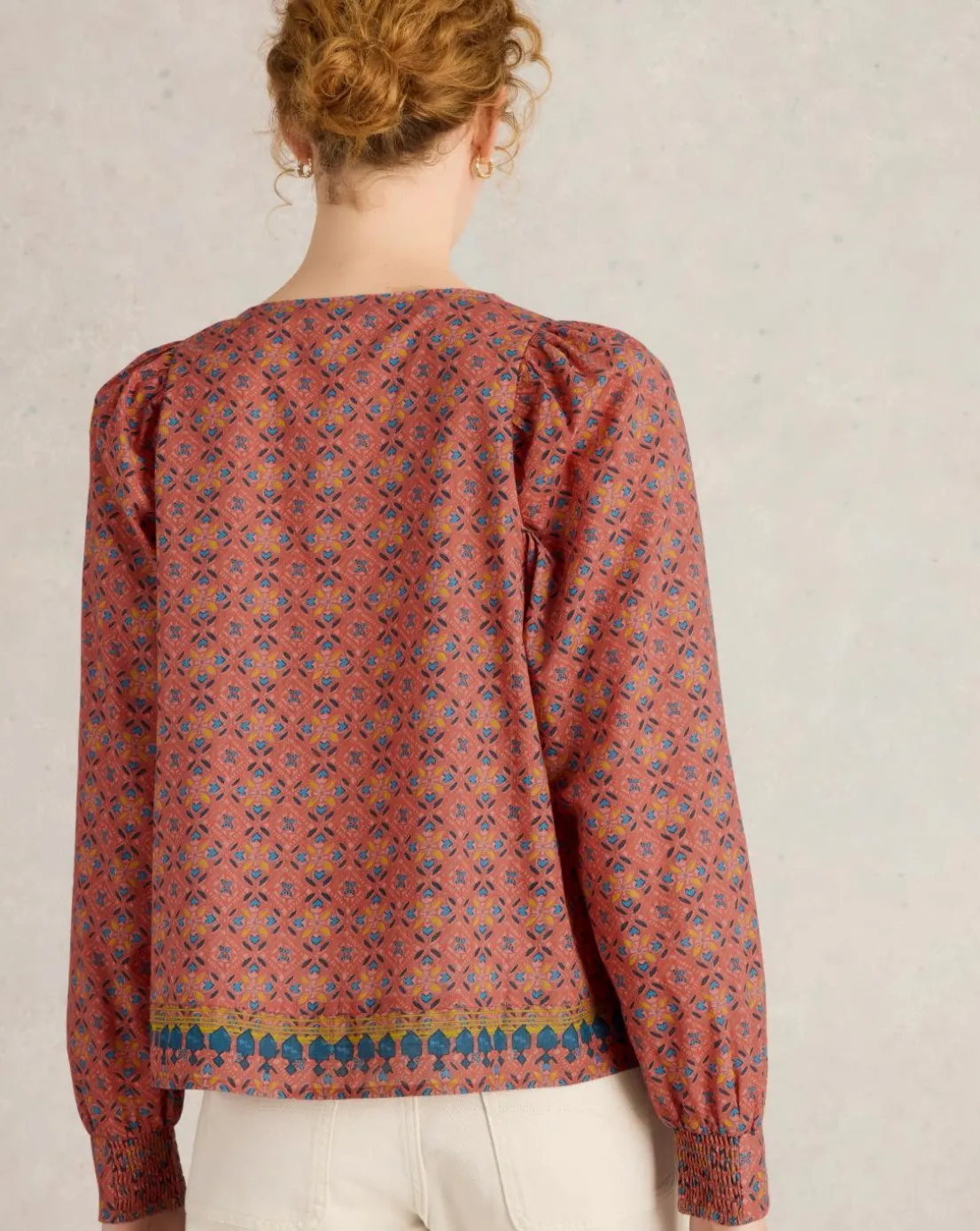 White Stuff Abigail Embroidered Top