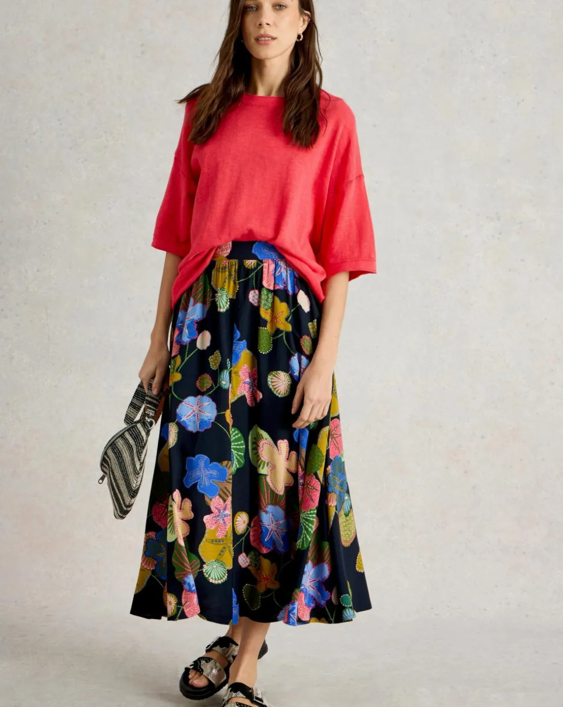 White Stuff Abigail Midi Skirt