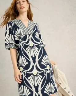 White Stuff Ash Linen Dress