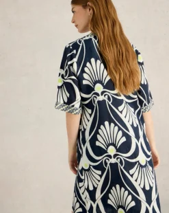 White Stuff Ash Linen Dress