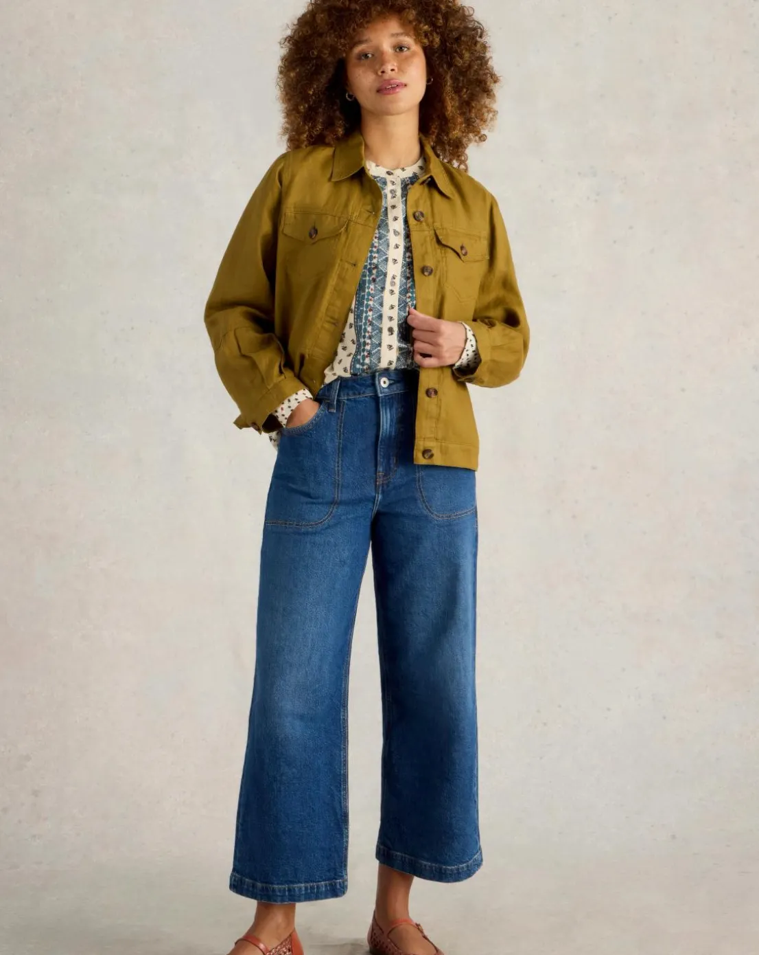 White Stuff Camille Linen Jacket