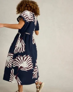 White Stuff Clove Linen Blend Dress