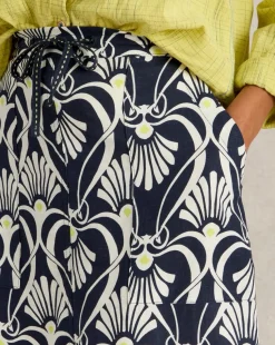 White Stuff Elle Linen Blend Skirt