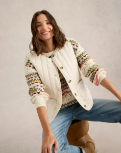 White Stuff Emma Quilted Gilet