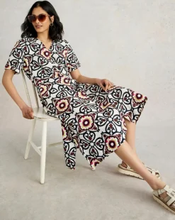 White Stuff Iris Linen Dress