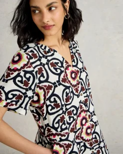 White Stuff Iris Linen Dress