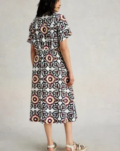 White Stuff Iris Linen Dress