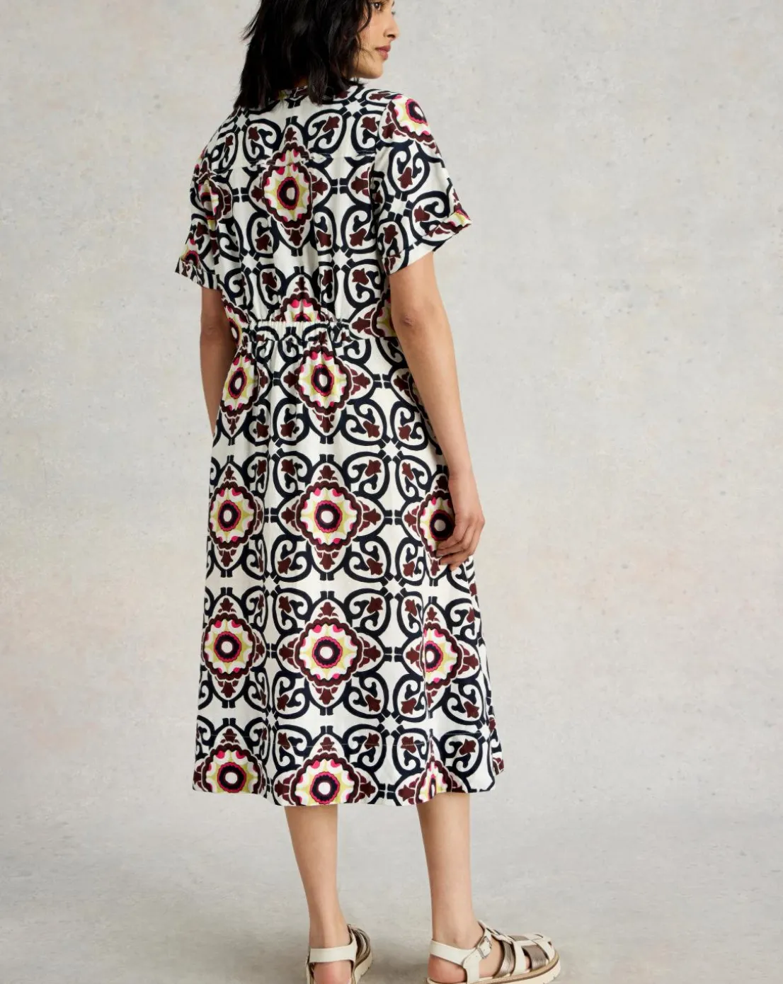 White Stuff Iris Linen Dress