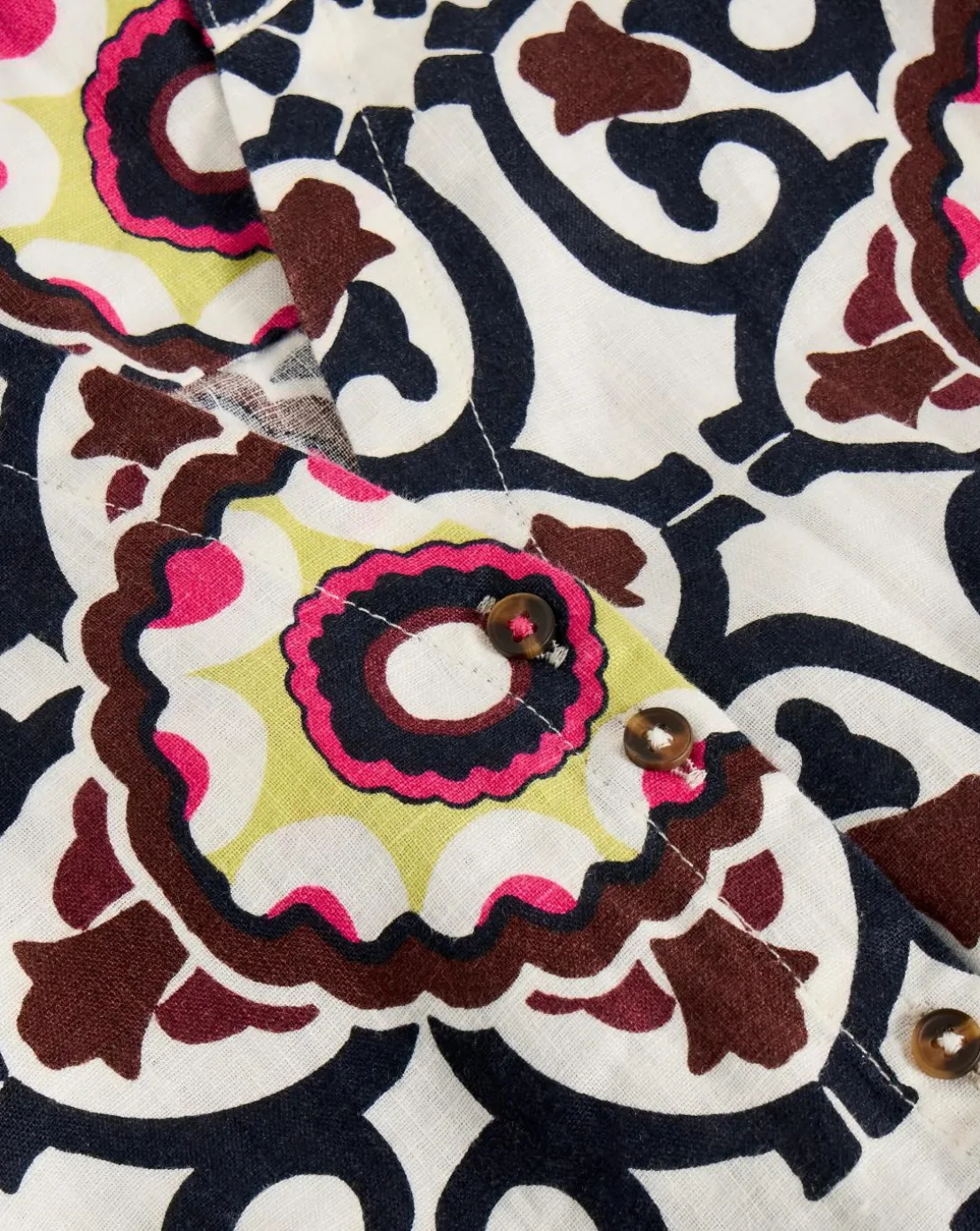 White Stuff Iris Linen Dress