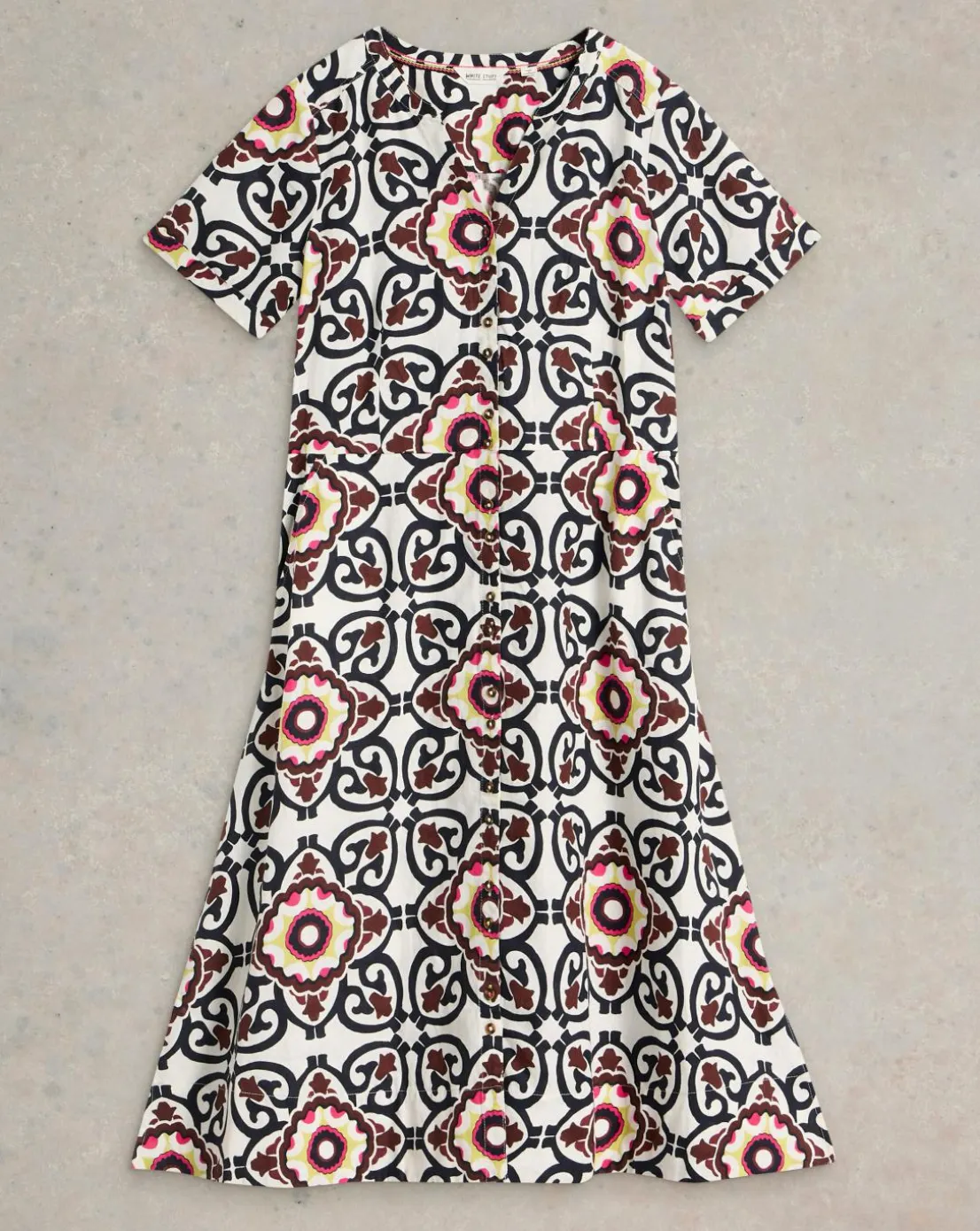 White Stuff Iris Linen Dress