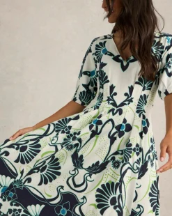 White Stuff Kate Linen Blend Shirt Dress