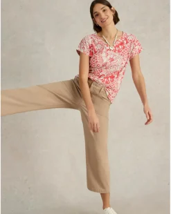 White Stuff Nelly Notch Neck Tee