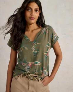 White Stuff Nelly Notch Neck Tee